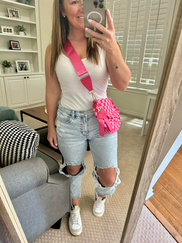 Kaydee Lynn Check Bum Bag