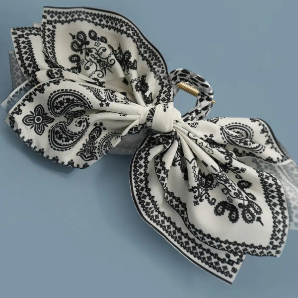Paisley Boho Vintage Hair Claw Clips