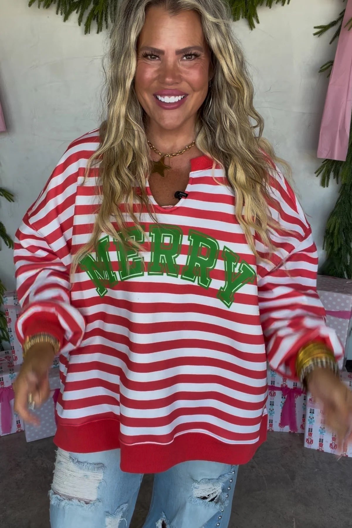 ***PREORDER*** Jolly & Merry Oversized Pullover