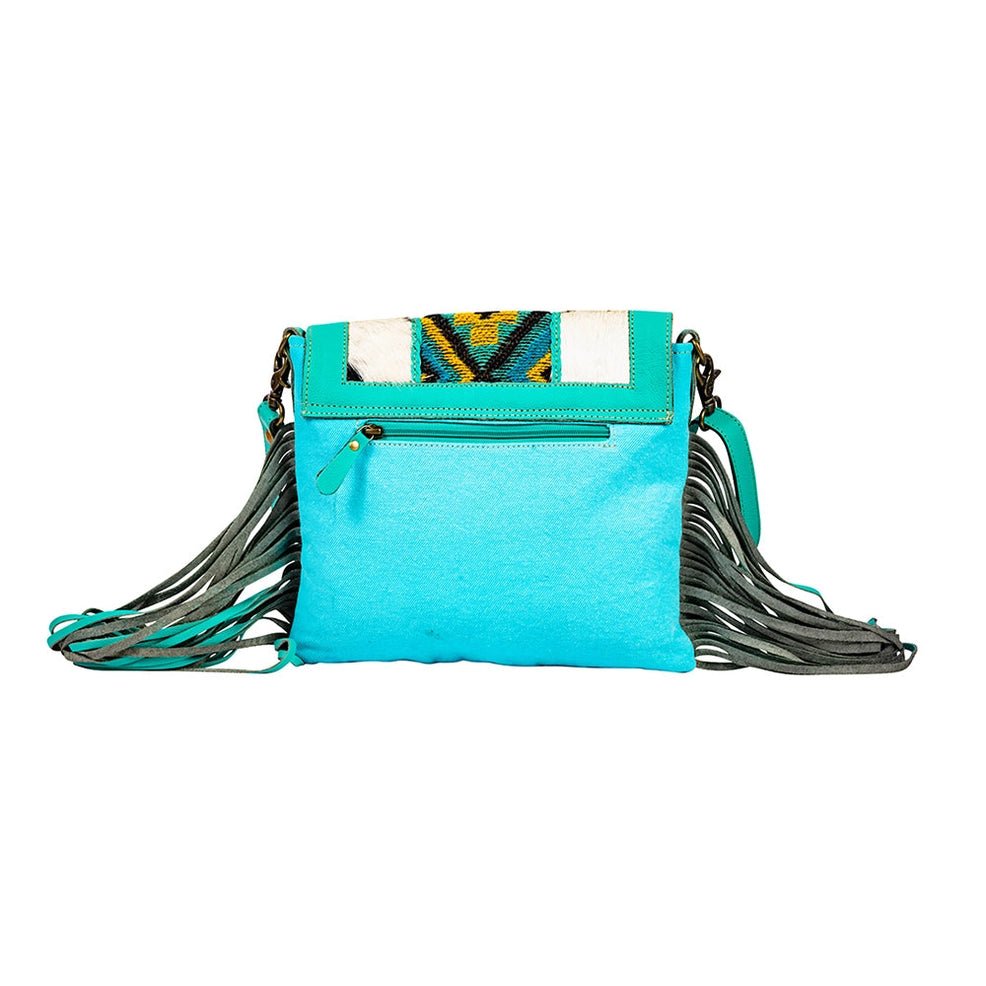 Tonga Ridge Canvas & Hairon Bag - Blush & Cactus
