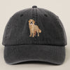 Golden Retriever Embroidered Denim Baseball Cap