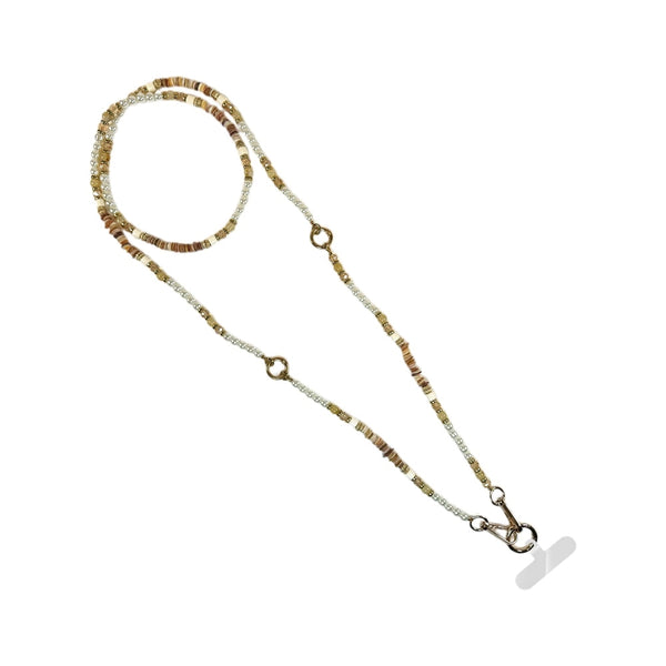 Clip & Go Beaded Strap Collection Sea Shell and MultiColor