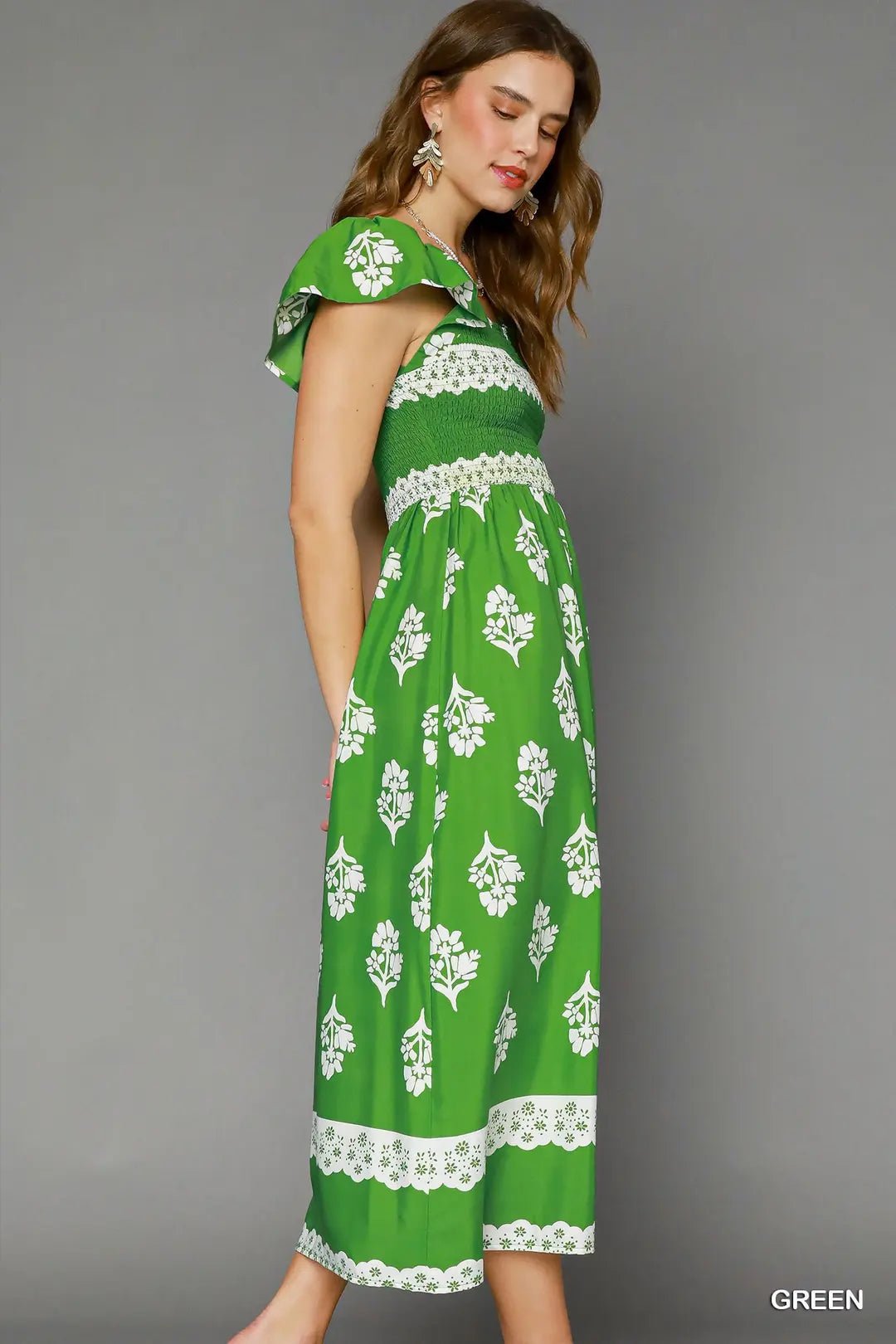 Resort Romance Dress - Blush & Cactus