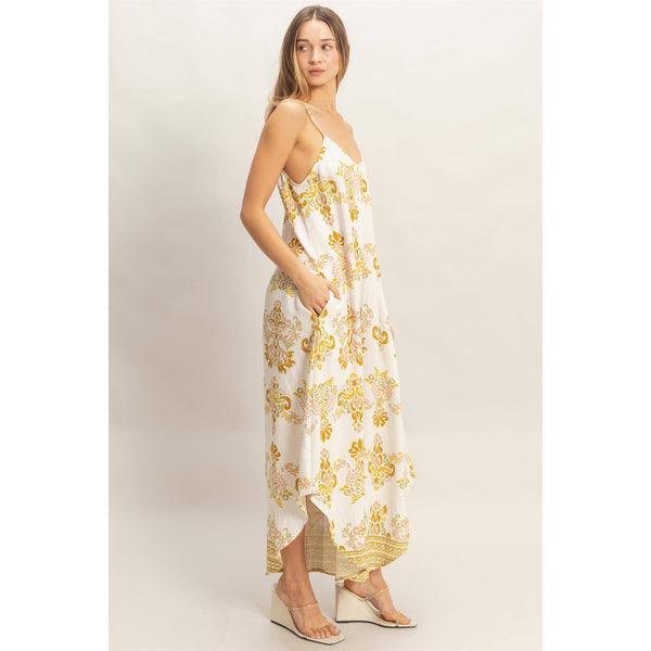 Costal Daydream Jumpsuit - 2 Prints - Blush & Cactus
