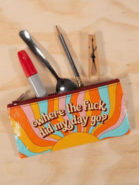 Where'd My Day Go Pencil Case