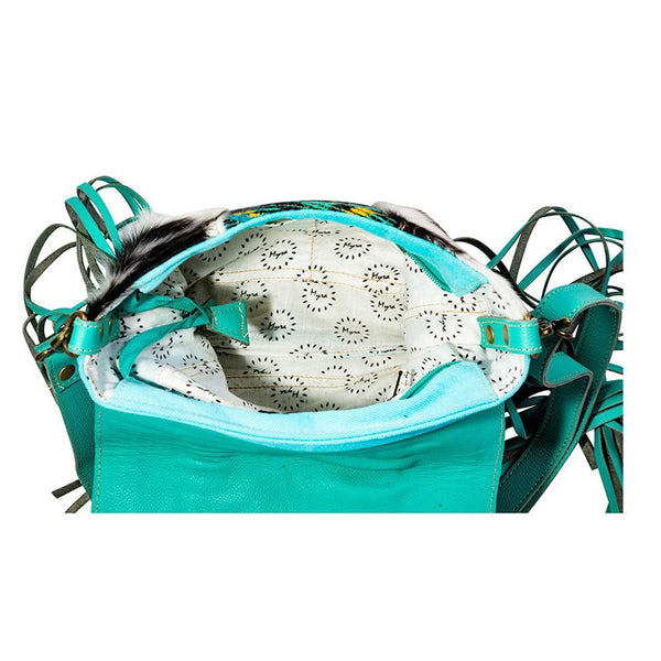 Tonga Ridge Canvas & Hairon Bag - Blush & Cactus