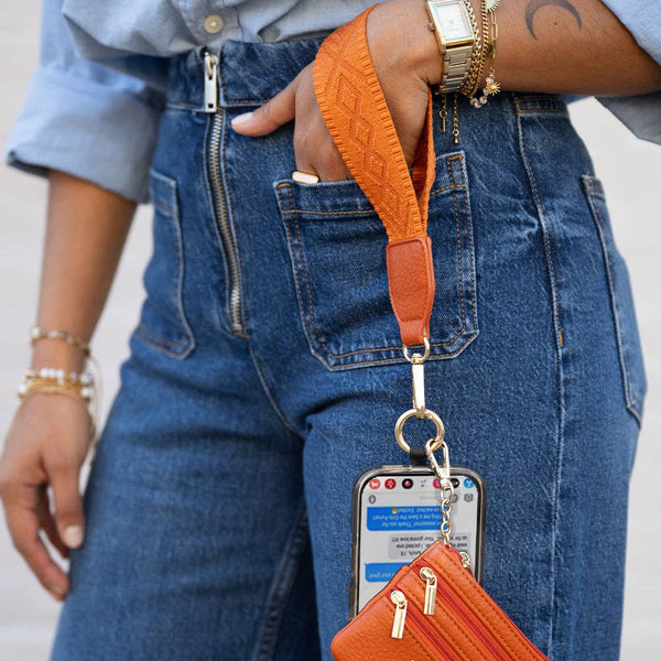 Clip & Go Strap w/Zippered Pouch Classic - Blush & Cactus