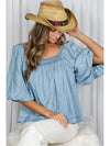 Chambray Charm Top