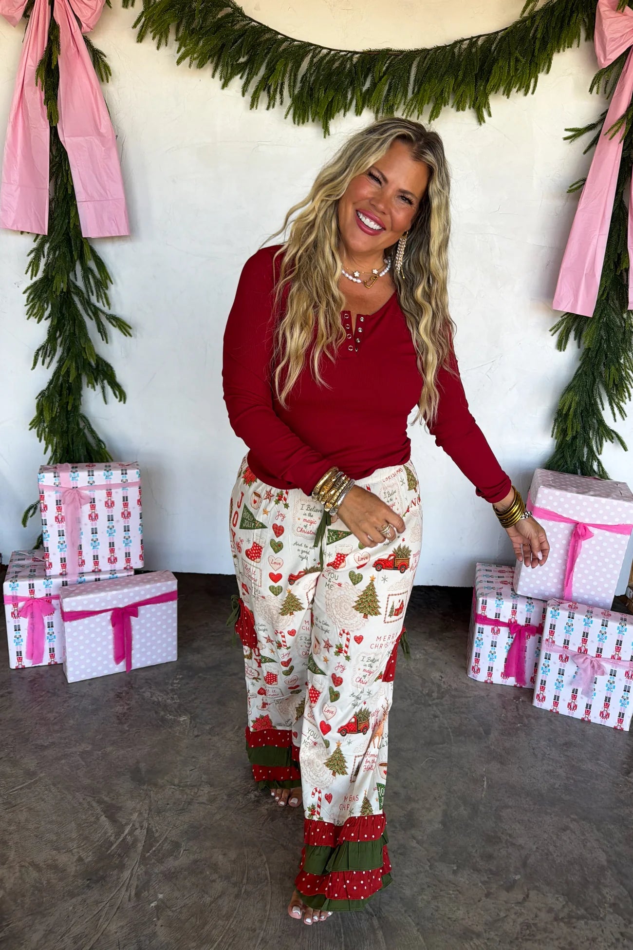 **PREORDER** Vintage Christmas Bloomer Pants