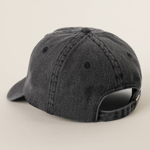 Golden Retriever Embroidered Denim Baseball Cap
