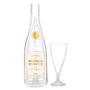 Acrylic Champagne Bottle + Glasses - Mahjong Social Club - Blush & Cactus