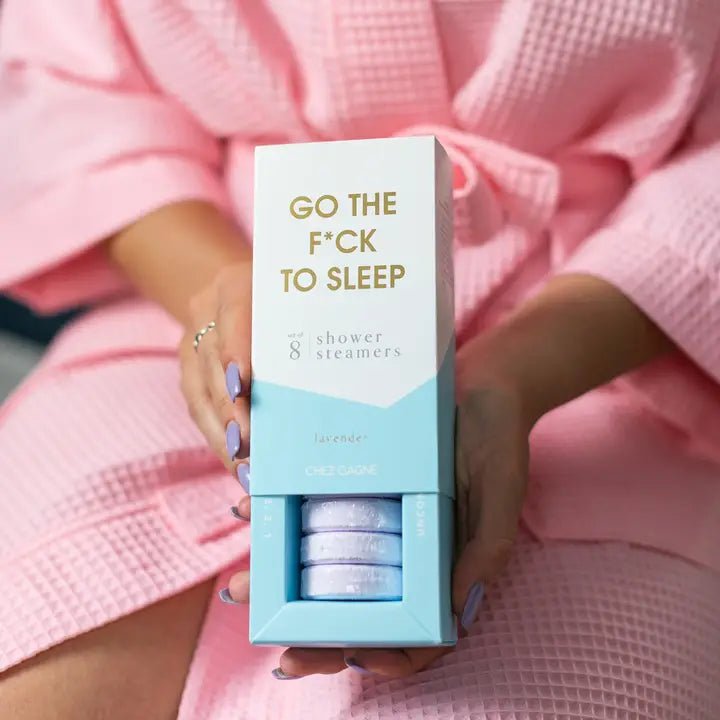 Go the F*Ck To Sleep - Aromatherapy Shower Steamers - Lavender - Set of 8 - Blush & Cactus