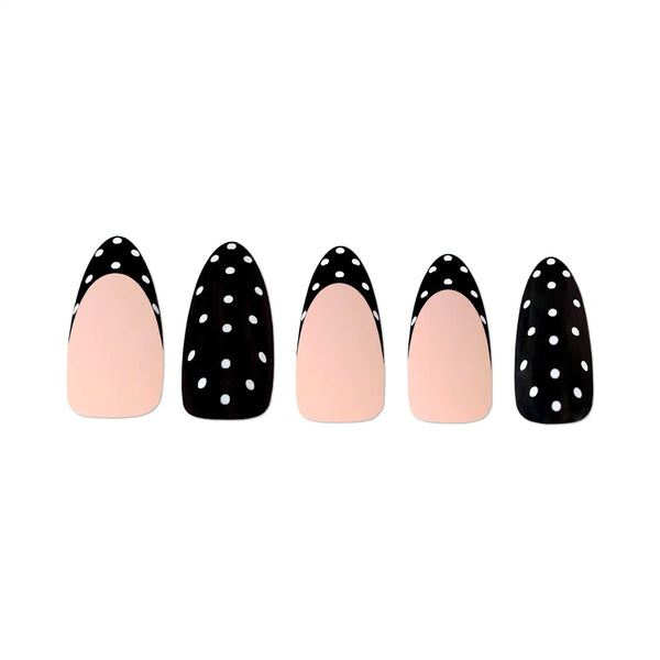 PaintLab Polka Dot Couture Press - On Nails - Blush & Cactus