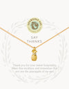 Sea La Vie Necklace Thanks/Pineapple