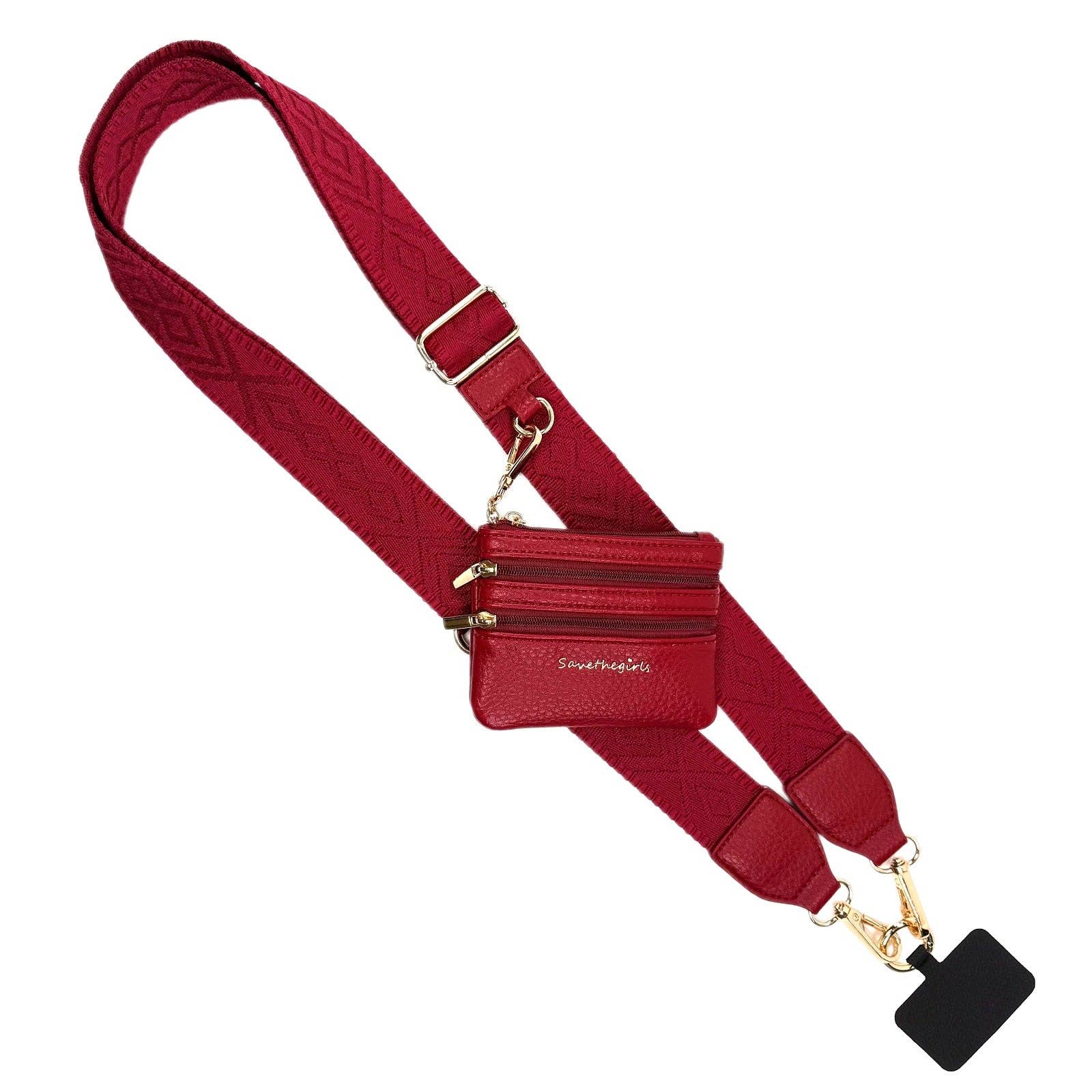 Clip & Go Strap w/Zippered Pouch Classic - Blush & Cactus