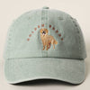 GOLDEN BUDDY Dog Embroidered Cotton Baseball Cap
