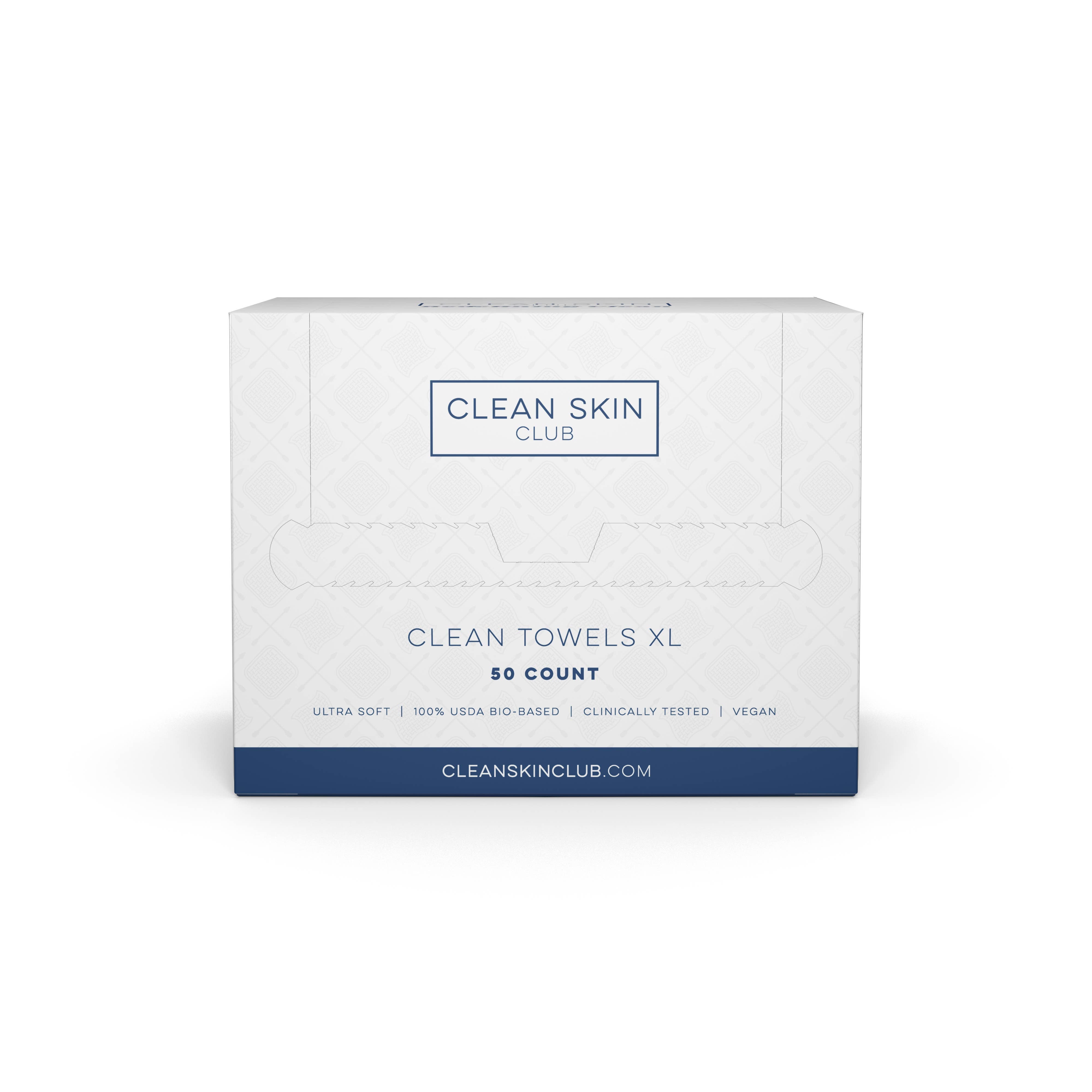 Clean Skin Club Clean Towels XL 50 Count
