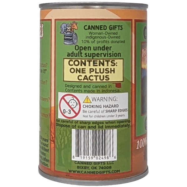 Arizona Edition - Prickly Pete the Canned Cactus - Blush & Cactus