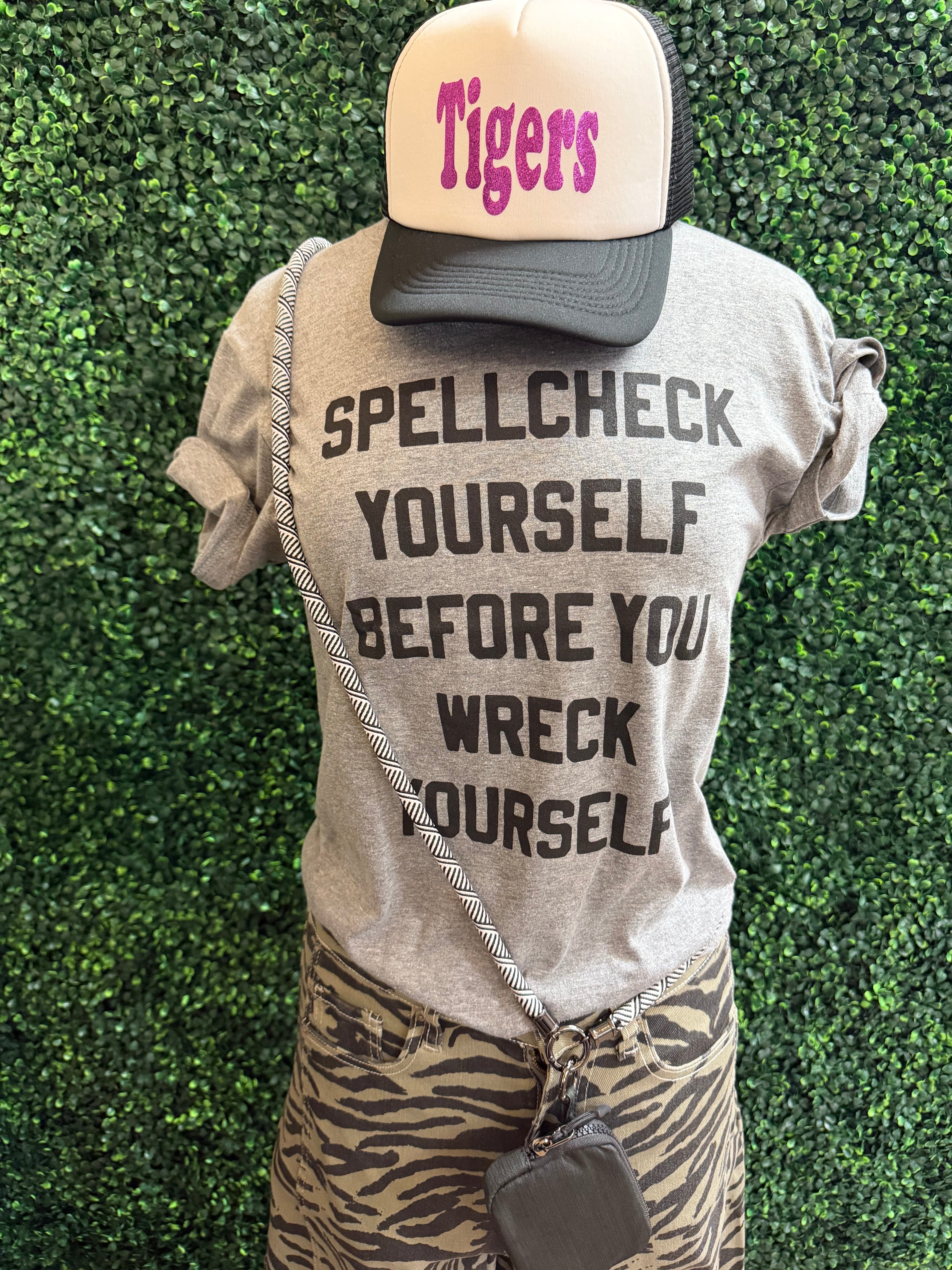 Spellcheck Yourself Before You Wreck Tee