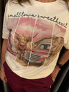 Highland Cow Small Town Sweetheart Tee - Blush & Cactus