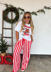 **PREORDER**  Christmas Vertical Vibes Stripe Pants