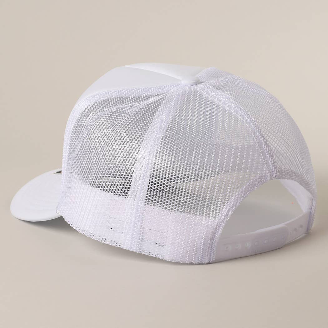 ARIZONA Text Printed Mesh Back Foam Trucker Hat