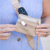 Clip & Go Strap with Pouch - Neutral Collection - Blush & Cactus