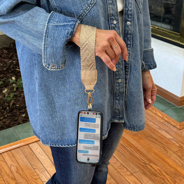 Clip & Go Strap w/Zippered Pouch Classic - Blush & Cactus