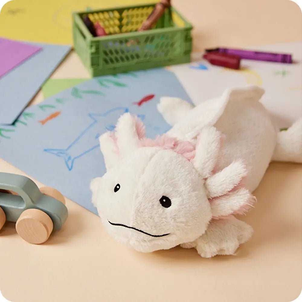 Axolotl Warmies Junior - Blush & Cactus