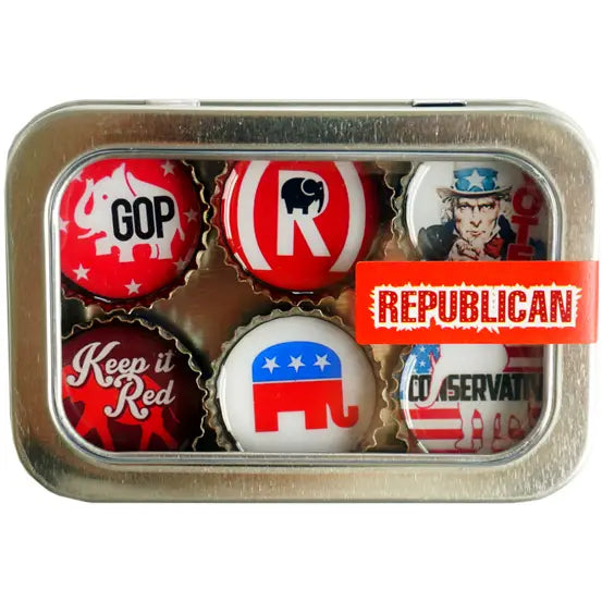 Republican Magnets - Handmade & Eco-Friendly Decor