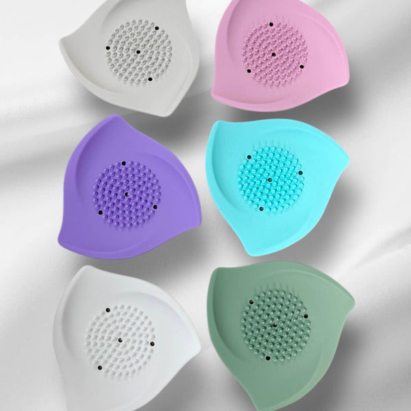 Shower Steamer Tray - Silicone Soap Tray - Blush & Cactus