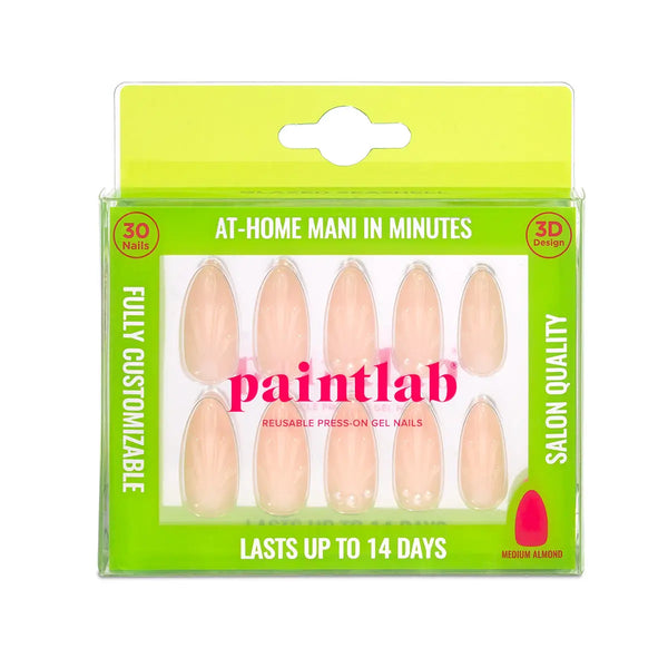 Paintlab Glazed Seashell Press-On Nails