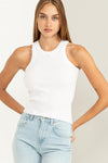 Stay Easy Ribbed Sweater Tank Top - 4 Colors