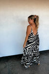Safari Nights Dress - Blush & Cactus