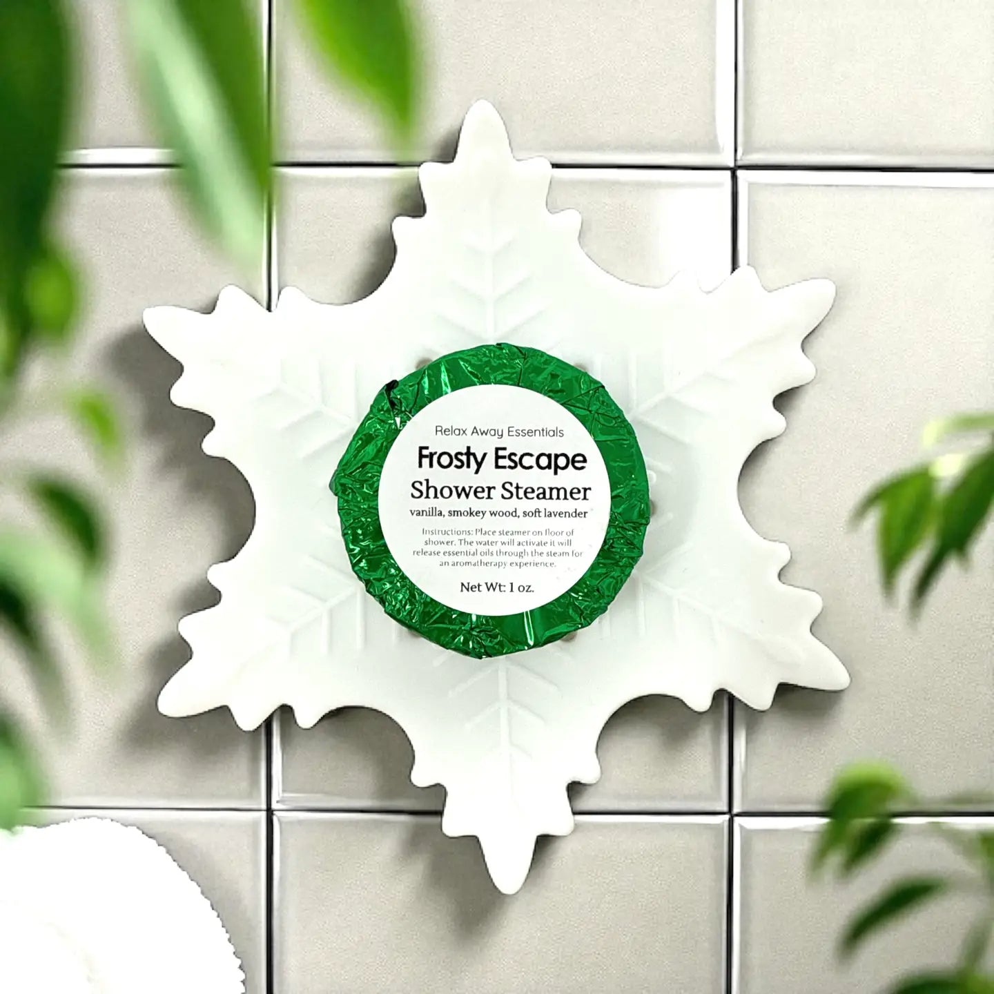 Snowflake Shower Steamer Tray - Soap Tray - Silicone Tray - Blush & Cactus