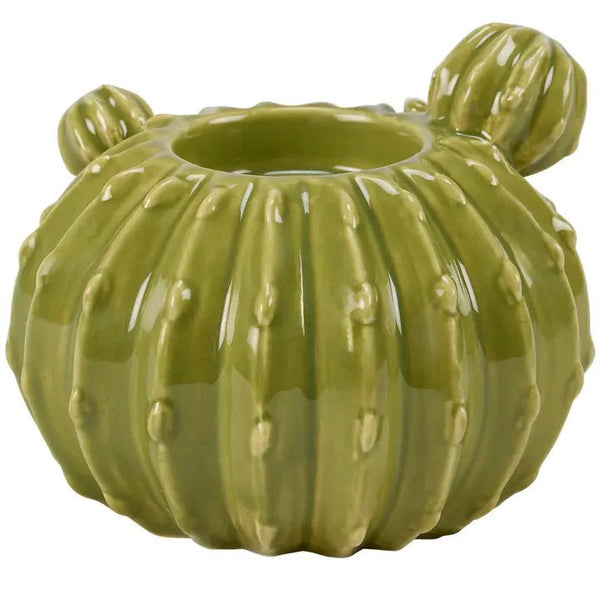 Barrel Cactus Candle Holder - Blush & Cactus