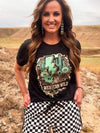 Western Wild Tee - Blush & Cactus