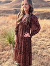 Western Dreams Dress - Blush & Cactus