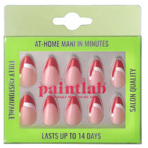 PaintLab Santa's Sleigh Press - On Nails - Blush & Cactus