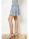 Smocked Ruffle Tiered Mini Skirt