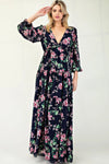 Midnight Bloom Maxi Dress