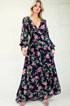 Midnight Bloom Maxi Dress