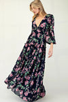 Midnight Bloom Maxi Dress