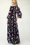 Midnight Bloom Maxi Dress