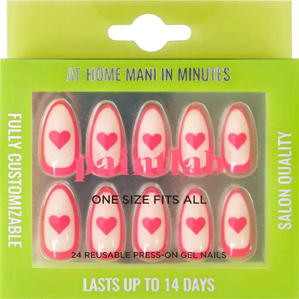 PaintLab Heartbeat Press - On Nails - Blush & Cactus