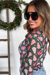 **PREORDER**  Christmas Dress it up Mesh Tops