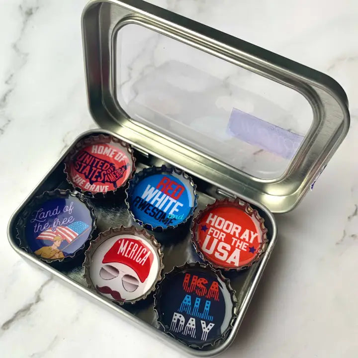 'merica Americana Magnets - Handmade & Eco-Friendly