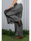 Midnight Muse Crop Denim Chambray Pants