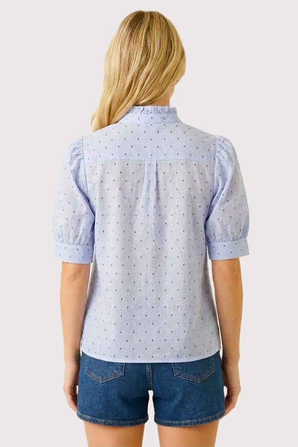 Blue Skies Dot Darling - Blush & Cactus