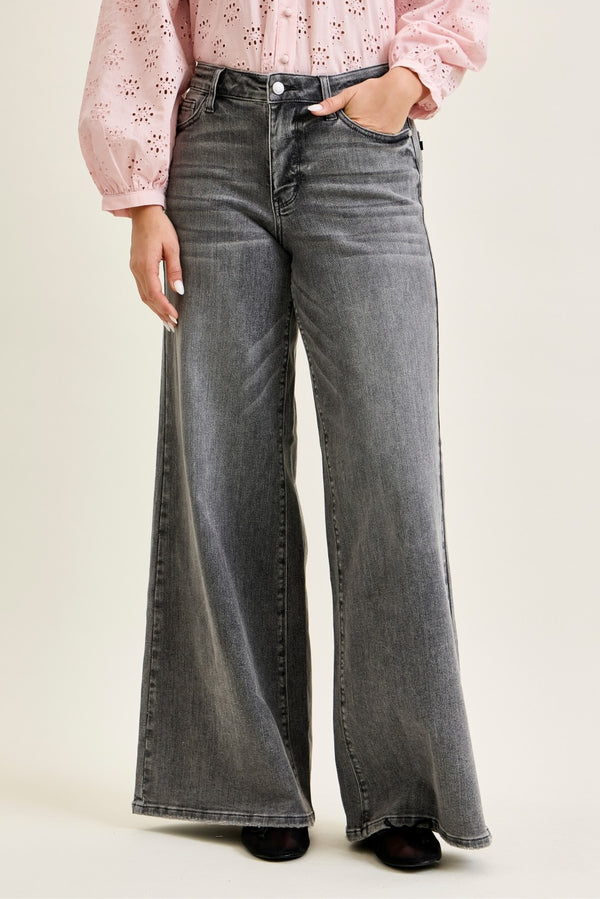 Judy Blue Mr Palazzo Split Back Yoke